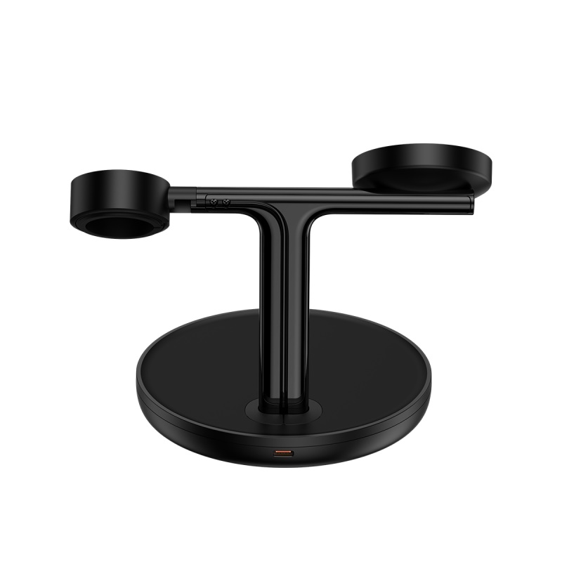 thumb картинка Беспроводное зарядное устройство Baseus Swan 3-in-1 Magnetic Wireless Charging Bracket 20W от магазина Fastoo