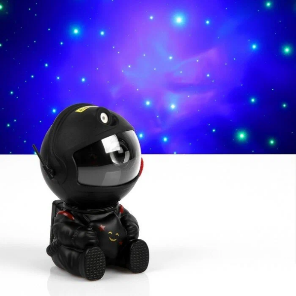 thumb картинка Ночник-проектор звездного неба "Астронавт Мини черный" от магазина Fastoo