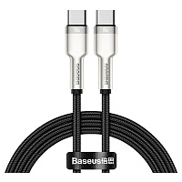 картинка Кабель Baseus магнитный Cafule Type-C to Type-C 100W 1m магазин Fastoo являющийся официальным дистрибьютором в России 