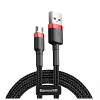 картинка Кабель Baseus Cafule Cable USB to MicroUSB 2A  3m магазин Fastoo являющийся официальным дистрибьютором в России 