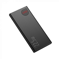 картинка Аккумулятор внешний Baseus Adaman Metal Digital Display Quick Charge Power Bank 10000mAh 22,5W магазин Fastoo являющийся официальным дистрибьютором в России 
