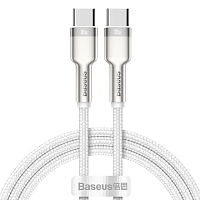 картинка Кабель Baseus Cafule Series Metal Data Cable Type-C to Type-C 100W 1м магазин Fastoo являющийся официальным дистрибьютором в России 